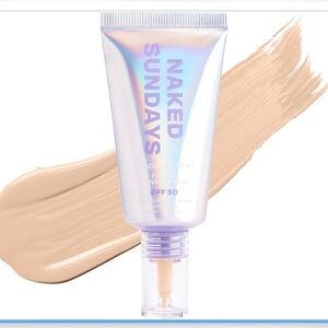 New Naked Sundays BeautyScreen Mineral Peptide Foundation Tint in 2 Fair Sand